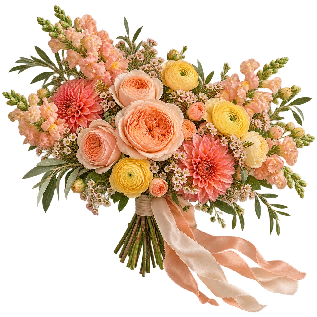 Bouquet illustration for How many stems does a bridal bouquet need?